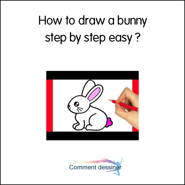 How to draw a bunny step by step easy